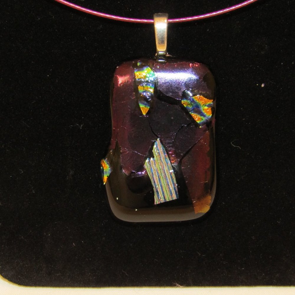 Dichroic Pendant Necklace